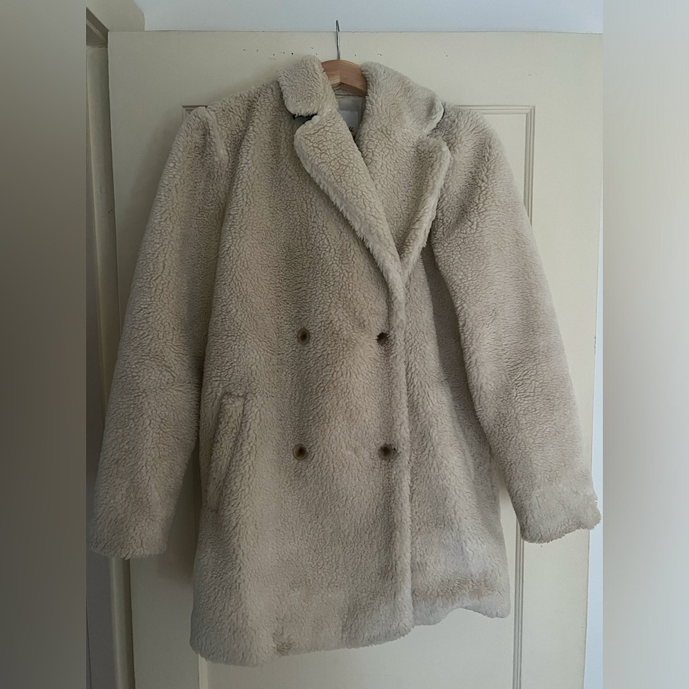 Womens Madewell Teddy coat